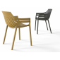 Лаунж-кресло пластиковое Vondom Spritz Basic полипропилен, стекловолокно бронзовый Фото 6