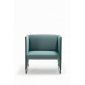 Кресло мягкое PEDRALI Zippo сталь, фанера, ткань черный, голубой Фото 4