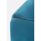 Кресло мягкое с высокой спинкой PEDRALI Zippo сталь, фанера, ткань черный, синий Фото 4