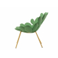 Кресло лаунж пластиковое Qeeboo Filicudi металл, полиэтилен латунь, зеленый Фото 6