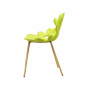 Комплект пластиковых стульев Qeeboo Filicudi Set 2 металл, полиэтилен латунь, желтый Фото 4