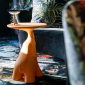 Столик пластиковый кофейный Qeeboo Pako полиэтилен блестящий манго Фото 14