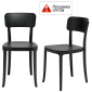 Комплект пластиковых стульев Qeeboo K Set 2 полипропилен черный Фото 1