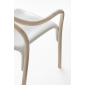 Кресло пластиковое PEDRALI Soul ясень, поликарбонат беленый ясень, белый Фото 4