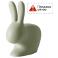 Стул пластиковый Qeeboo Rabbit полиэтилен зеленый Фото 1