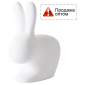 Стул пластиковый Qeeboo Rabbit полиэтилен белый Фото 1