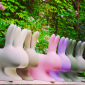 Стул пластиковый Qeeboo Rabbit полиэтилен белый Фото 63