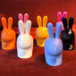 Стул пластиковый Qeeboo Rabbit полиэтилен черный Фото 23