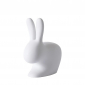 Стул пластиковый Qeeboo Rabbit полиэтилен светло-серый Фото 4
