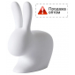 Стул пластиковый Qeeboo Rabbit полиэтилен светло-серый Фото 1