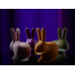 Стул пластиковый Qeeboo Rabbit полиэтилен фиолетовый Фото 15