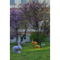 Стул пластиковый Qeeboo Rabbit полиэтилен фиолетовый Фото 25