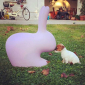 Стул пластиковый Qeeboo Rabbit полиэтилен розовый Фото 33