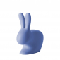 Стул пластиковый детский Qeeboo Rabbit Baby полиэтилен голубой Фото 4
