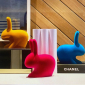 Стул пластиковый Qeeboo Rabbit Velvet Finish полиэтилен темно-золотой Фото 29