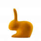 Стул пластиковый Qeeboo Rabbit Velvet Finish полиэтилен темно-золотой Фото 4