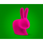 Стул пластиковый Qeeboo Rabbit Velvet Finish полиэтилен фуксия Фото 14