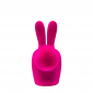 Стул пластиковый Qeeboo Rabbit Velvet Finish полиэтилен фуксия Фото 5