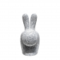 Стул пластиковый Qeeboo Rabbit Dots полиэтилен белый, черный Фото 4