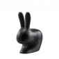 Стул пластиковый Qeeboo Rabbit Dots полиэтилен черный, белый Фото 6