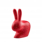Стул пластиковый детский Qeeboo Rabbit Baby Dots полиэтилен красный, белый Фото 6