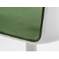 Стул офисный вращающийся PEDRALI Noa сталь, алюминий, поликарбонат, ткань белый, зеленый Фото 4