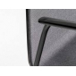 Кресло пластиковое с обивкой PEDRALI Noa сталь, ткань черный, темно-серый Фото 8