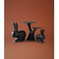 Стол пластиковый Qeeboo Rabbit Tree полиэтилен черный Фото 13