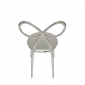 Стул пластиковый Qeeboo Ribbon Metal Finish полипропилен серебристый Фото 6