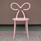 Комплект пластиковых стульев Qeeboo Ribbon Set 2 полипропилен розовый Фото 12