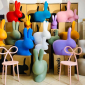 Комплект пластиковых стульев Qeeboo Ribbon Set 2 полипропилен розовый Фото 48