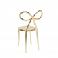 Комплект пластиковых стульев Qeeboo Ribbon Metal Finish Set 2 полипропилен золотистый Фото 10