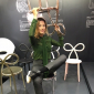 Комплект пластиковых стульев Qeeboo Ribbon Metal Finish Set 2 полипропилен розовое золото Фото 16