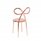 Комплект пластиковых стульев Qeeboo Ribbon Metal Finish Set 2 полипропилен розовое золото Фото 10