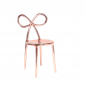 Комплект пластиковых стульев Qeeboo Ribbon Metal Finish Set 2 полипропилен розовое золото Фото 11