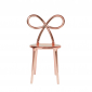 Комплект пластиковых стульев Qeeboo Ribbon Metal Finish Set 2 полипропилен розовое золото Фото 8