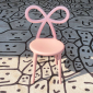 Комплект пластиковых детских стульев Qeeboo Ribbon Baby Set 2 полипропилен розовый Фото 10
