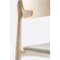 Кресло деревянное с мягким сиденьем PEDRALI Nemea алюминий, ясень, фанера, ткань беленый ясень, серый Фото 9