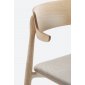 Кресло деревянное с мягким сиденьем PEDRALI Nemea алюминий, ясень, фанера, ткань беленый ясень, серый Фото 11