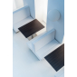Диван модульный двусторонний PEDRALI Modus сталь, алюминий, дерево, ткань черный, голубой Фото 9