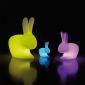 Светильник пластиковый напольный Qeeboo Rabbit OUT полиэтилен полупрозрачный Фото 23