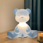 Светильник пластиковый настольный Qeeboo Teddy Boy IN полиэтилен светло-голубой Фото 10