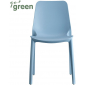 Стул пластиковый Scab Design Ginevra Go Green технополимер голубой Фото 1