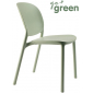 Стул пластиковый Scab Design Hug Go Green технополимер зеленый шалфей Фото 1