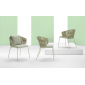 Кресло плетеное Scab Design Lisa Filo Nest сталь, роуп, ткань sunbrella зеленый шалфей, песочный, зеленый Фото 21