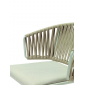 Кресло плетеное с подушкой Scab Design Lisa Filo Nest сталь, роуп, ткань sunbrella зеленый шалфей, песочный, зеленый Фото 28