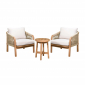 Комплект деревянной мебели Tagliamento Ravona KD акация, роуп, олефин натуральный, бежевый Фото 6