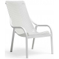 Лаунж-кресло пластиковое Nardi Net Lounge стеклопластик белый Фото 1