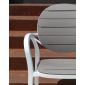 Комплект пластиковых кресел Nardi Palma Set 4 полипропилен белый, тортора Фото 9