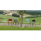 Комплект пластиковых кресел Nardi Bora Set 4 стеклопластик кофе Фото 6
